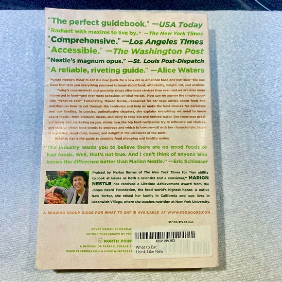 What to Eat by Marion Nestle - The Perfect Food Guidebook - Picture 2 of 5